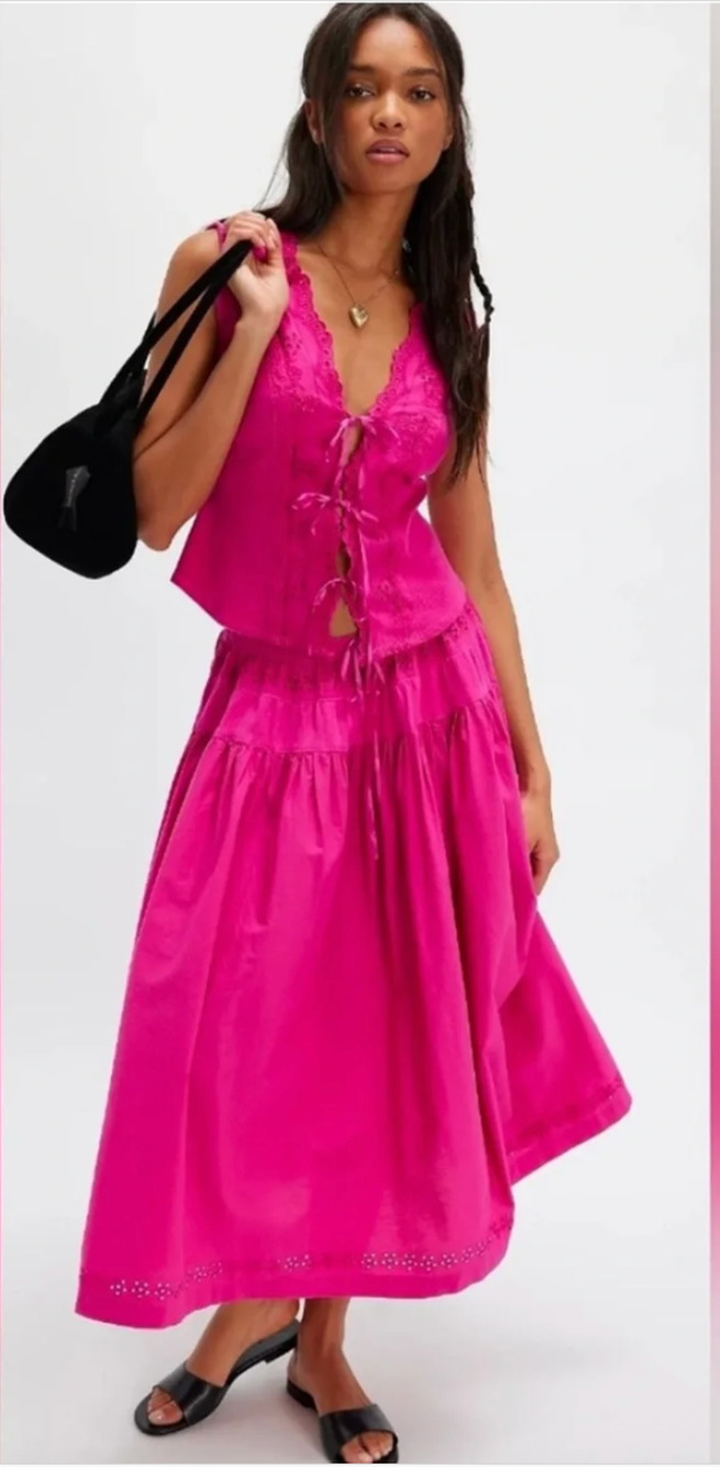 Free People Gesibelle Set Skirt Small NEW
